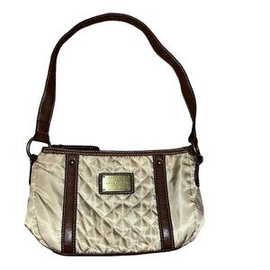Harve Benard women’s gold quilted mini shoulder bag
